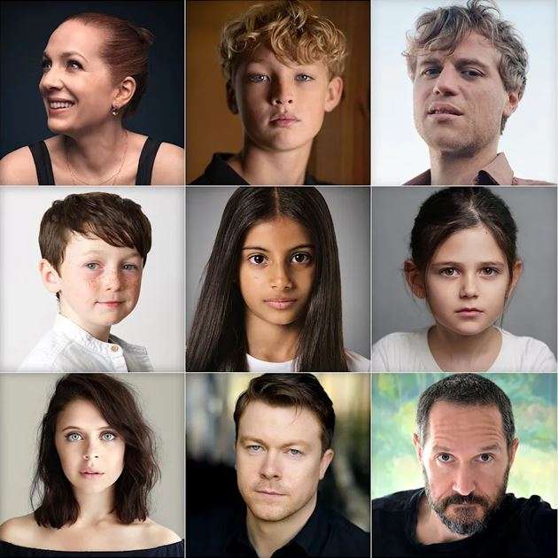 HBO Harry Potter important casts collage pictures. 6 characters image.