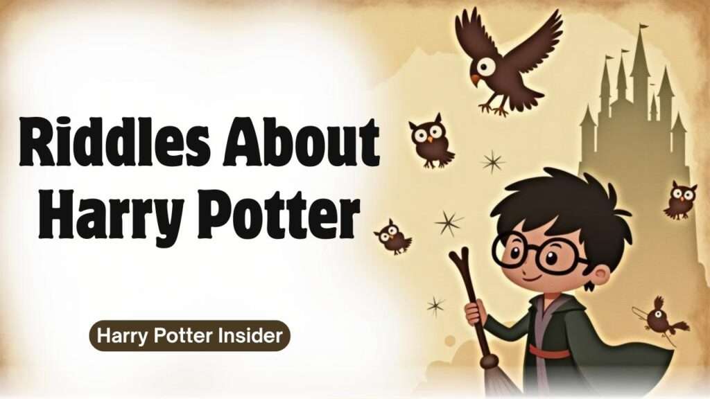 riddles about harry Potter