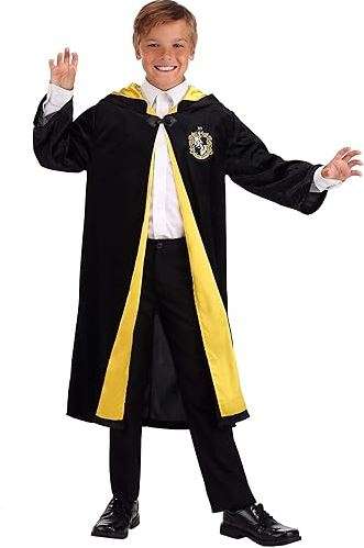 Harry Potter Kids Hogwarts House Robe Costumes - Child Gryffindor, Slytherin, Ravenclaw & Hufflepuff Robes