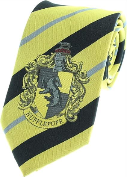 Bioworld Premium Harry Potter Tie Striped House Crest Necktie Neckwear