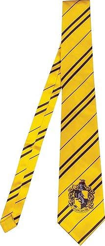 Harry Potter Necktie Costume Accessory, Movie Quality Hogwarts House Themed Character Dress Up Tie for Adults