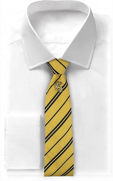 Cinereplicas Harry Potter - Necktie Deluxe Hufflepuff - Official License