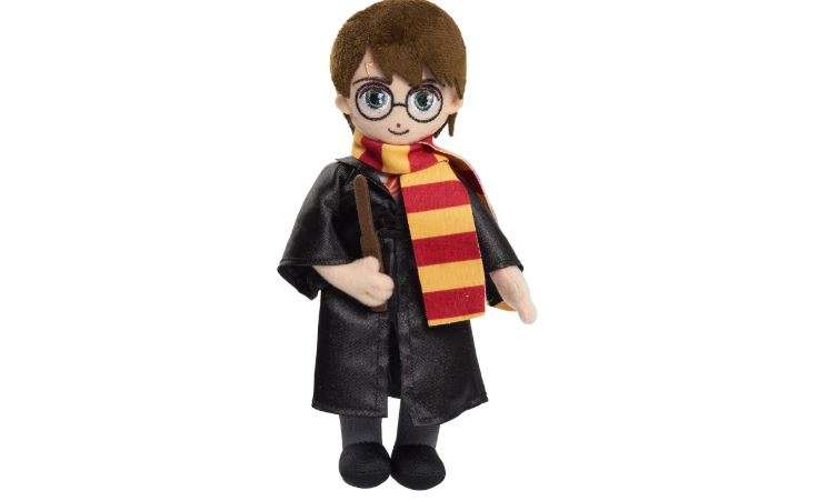 Harry Potter™ 8-Inch Spell Casting Wizards Harry Potter™ Small Plushie with Sound Effects, Kids Toys for Ages 3 Up by Just Play