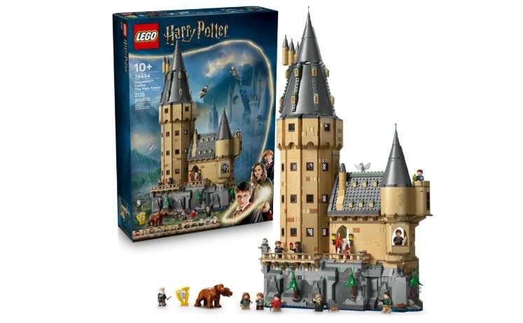 LEGO Harry Potter Hogwarts Castle: The Main Tower - Building Set for Boys and Girls, Ages 10+ - 12 Collectible Minifigures Including Harry Potter &...
