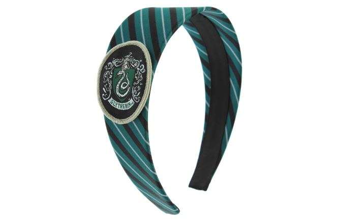 Bioworld Harry Potter Headbands for Women and Girls' Hogwarts Houses Gryffindor Slytherin Ravenclaw Hufflepuff Hogwarts (Slytherin) 