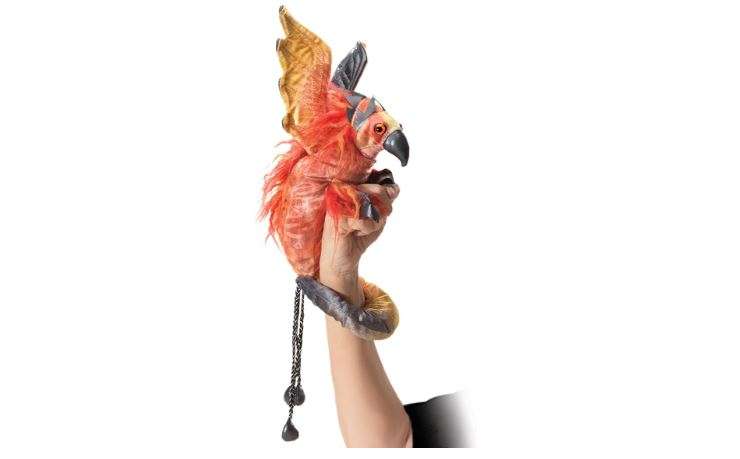 Folkmanis Phoenix Wristlet Finger Puppet 