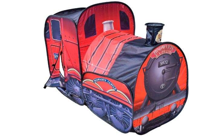 Harry Potter Hogwarts Express Pop Up Tent – Easy to Setup Playhouse for Kids | Red Train Toy with Two Entrances – Sunny Days Entertainment