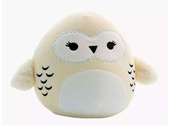 Squishmallows 8" Harry Potter Hedwig The Owl, White