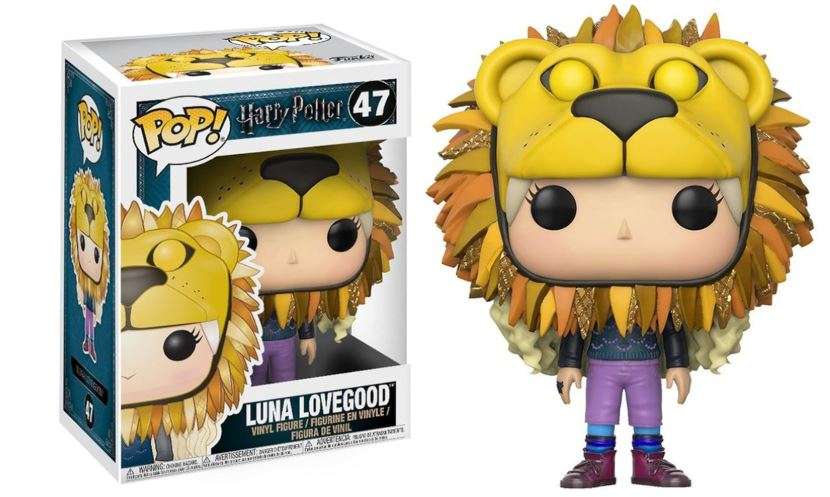 Funko Pop Movies: Harry Potter - Luna Lovegood W/Lion Head Collectable Figure