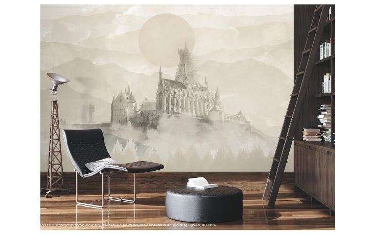 RoomMates RMK12279M Harry Potter Hogwarts Castle Mural Peel and Stick Wallpaper