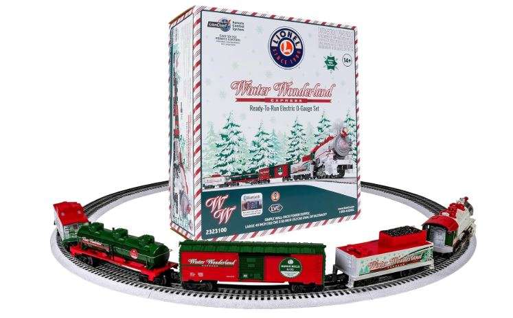 Lionel Winter Wonderland LionChief 5.0 Electric O Gauge Train Set with Bluetooth & Remote One Color
