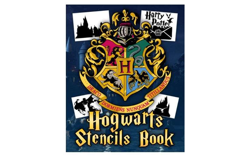 Hogwarts Stencils Book: A Great Book With Beautiful Patterns For Enjoying And Having More Fun.