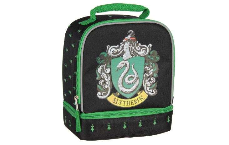 Harry Potter Slytherin Crest Dual Compartment Lunch Bag Tote