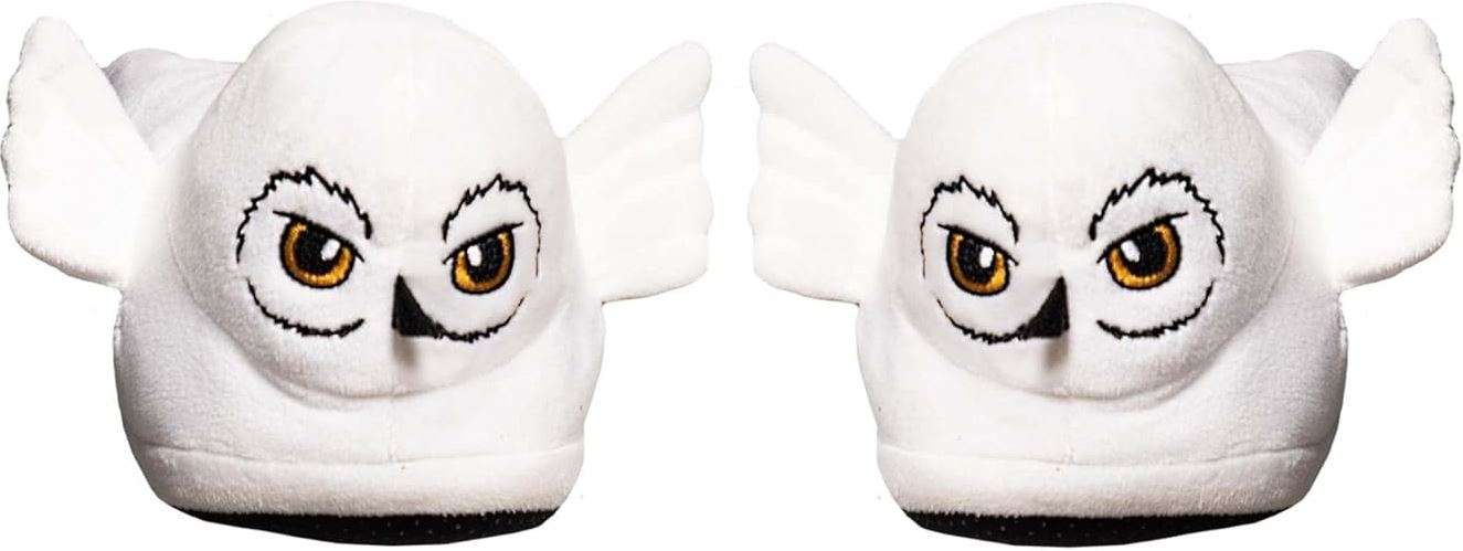 Ground Up Harry Potter Hedwig Slippers for Adults