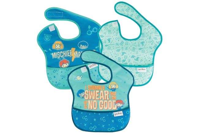 Bumkins Bibs for Girl or Boy, SuperBib Baby and Toddler for 6-24 Months, Essential Must Have for Eating, Feeding, Baby Led Weaning, Mess Saving Waterproof... 