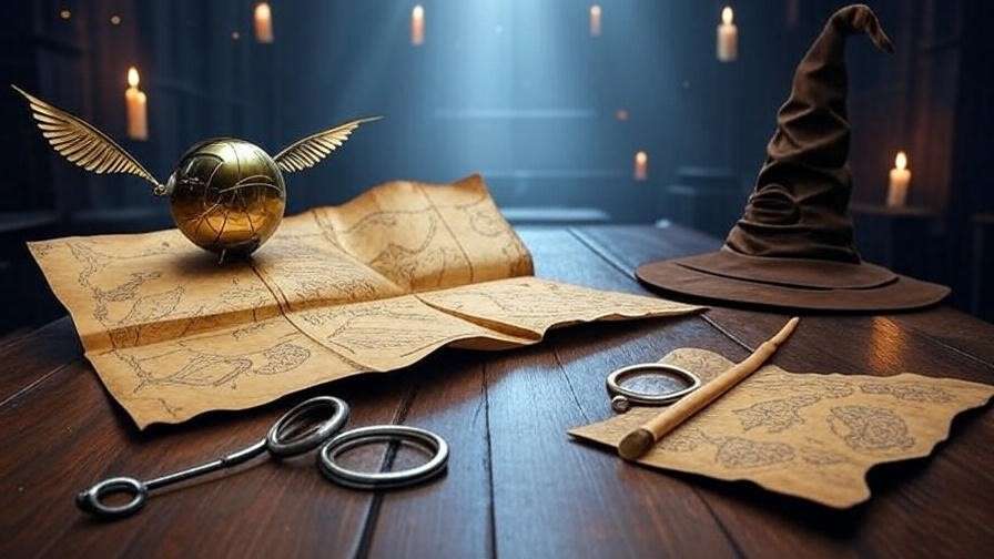 harry potter movie props