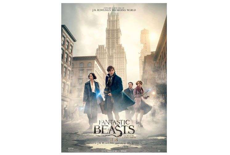 Movie Poster FANTASTIC BEASTS AND WHERE TO FIND THEM 2 Sided ORIGINAL Version B 27x40