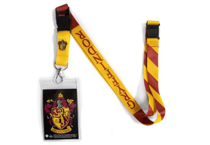 Ata-Boy Harry Potter Gryffindor Crest Reversible Lanyard with Breakaway Clip and ID Holder
