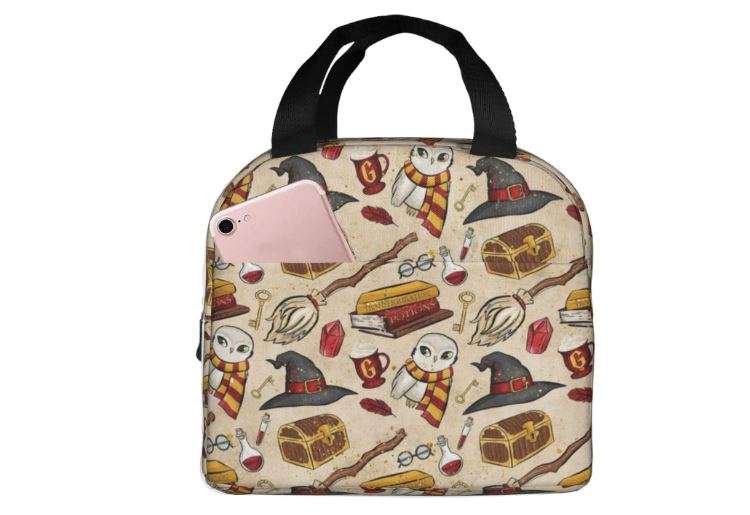 Cartoon Cute Lunch Bag Reusable Portable Lunch Box Picnic Bag Shopping Bag Movie Portable Fruit Rice Bag Snack Storage Bag