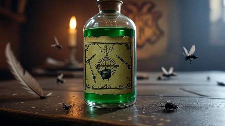 polyjuice potion label