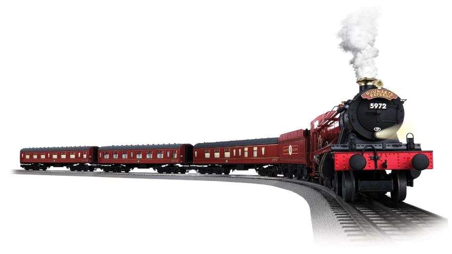 Lionel Hogwarts Express LionChief Electric O Gauge Bluetooth 5.0 Train Set with Remote and Dementors Coach Car