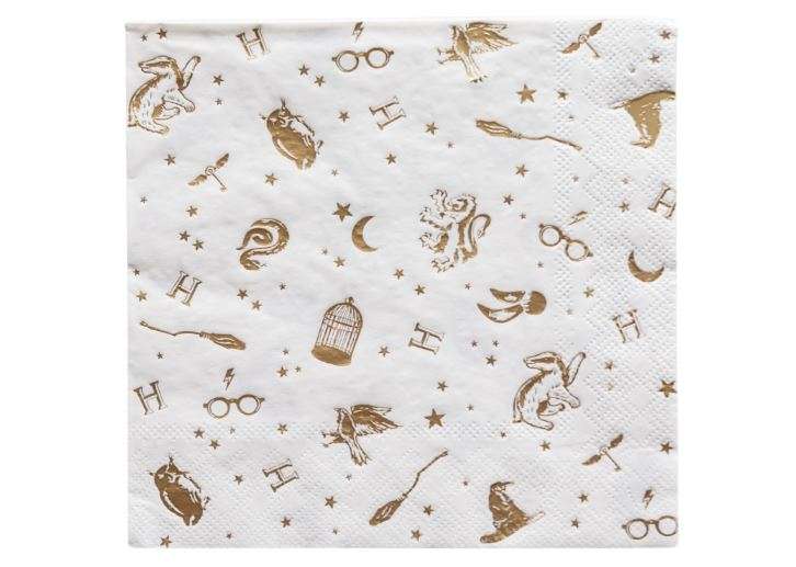 Harry Potter Paper Napkins - Hogwarts House Large Paper Napkins | Harry Potter Party Supplies | Table Decor | Gifts for Birthdays, Christmas, and Holidays 