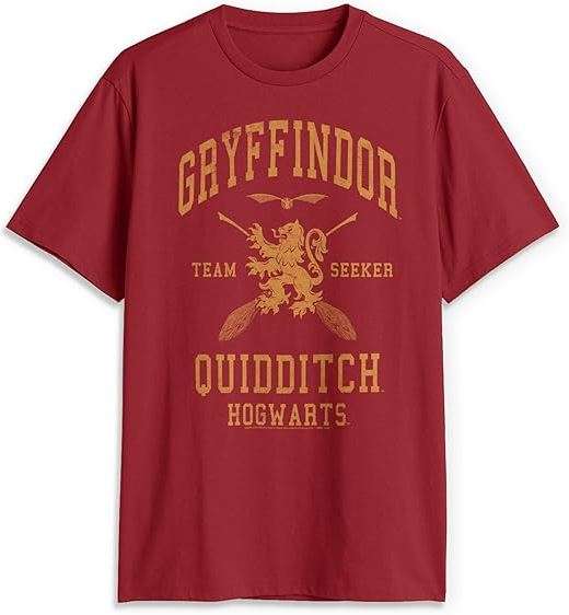 Harry Potter Men's Gryffindor Quidditch Seekert-Shirt