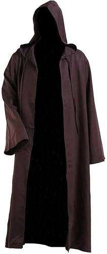 GOLDSTITCH Men Hooded Robe Cloak Knight Fancy Cool Cosplay Costume 