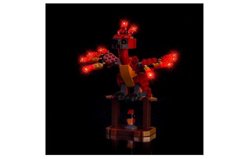 LocoLee Light kit Compatible with Lego 76448 Fawkes: Dumbledore's Phoenix - No Model Only Light, LED Lighting Accessories Compatible with Lego 76448
