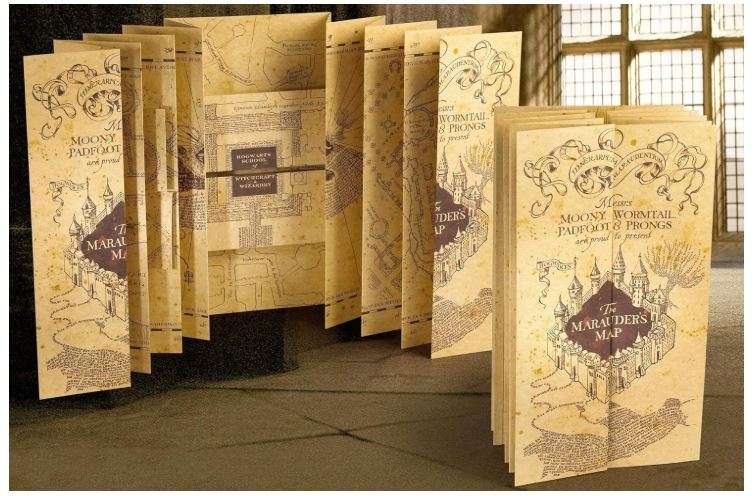 Noble Collection - Harry Potter Replica 1/1 Marauder's Map 
