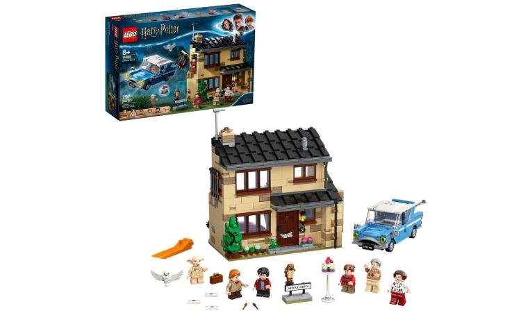 LEGO Harry Potter 4 Privet Drive 75968 House and Ford Anglia Flying Car Toy, Wizarding World Gifts for Kids, Girls & Boys with Harry Potter, Ron Weasley...
