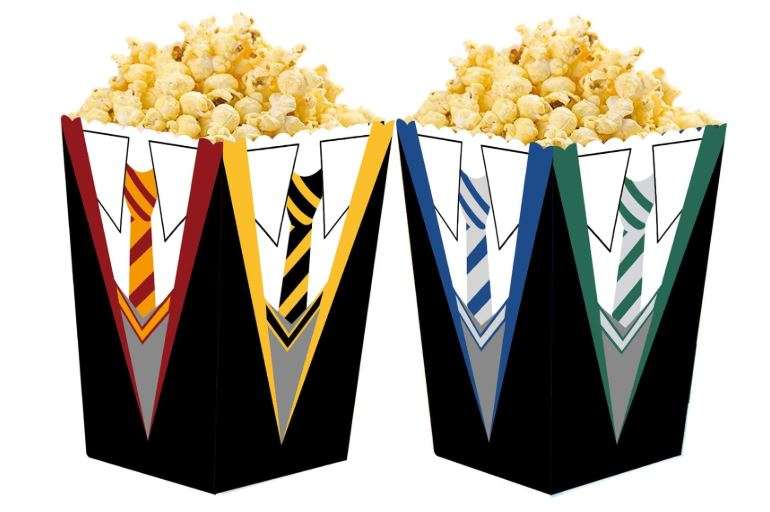 24 Pcs Magical Wizard party popcorn Box, party Candy cookie Box- Snack Containers for Baby Shower Harry themed Birthday Party Supplies