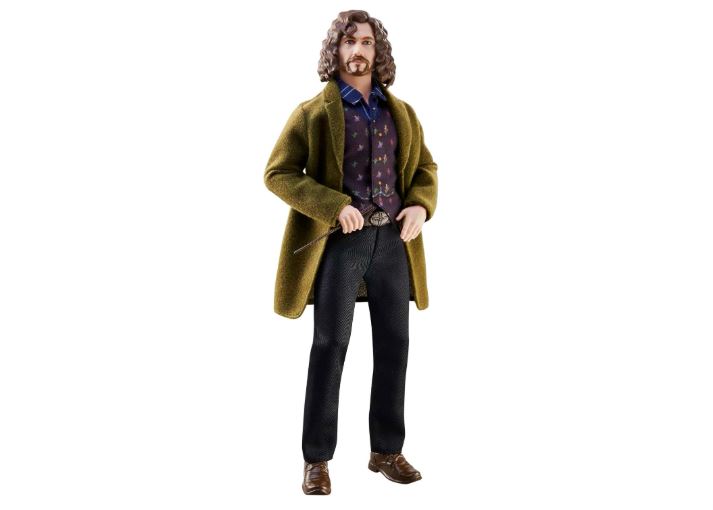 Wizarding World Harry Potter Collectible Sirius Black Doll (10-inch), Fully Posable, Wearing Signature Outfit with Wand, Gift for 6 Year Olds and Up, HCJ34