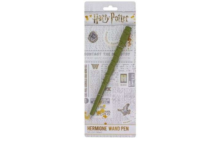  Paladone Harry Potter Officially Licensed Merchandise - Hermoine Wand Pen - Ballpoint Pen Black Ink 