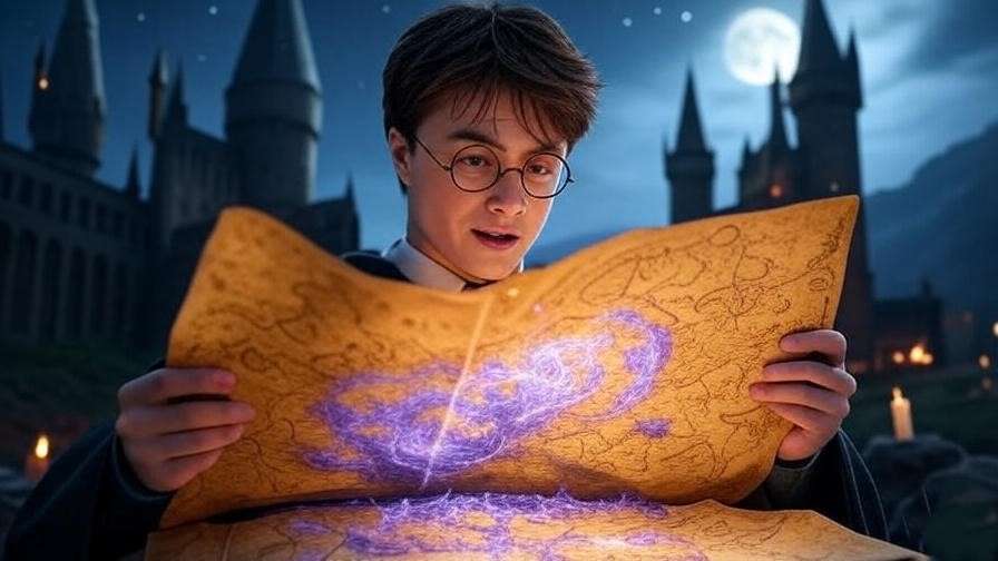 Hogwarts Map Harry Potter