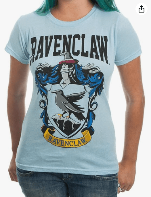 Harry Potter Ravenclaw House Juniors Blue T-shirt