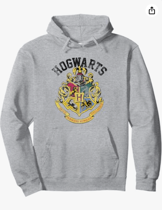Harry Potter Hogwarts Crest Pullover Hoodie
