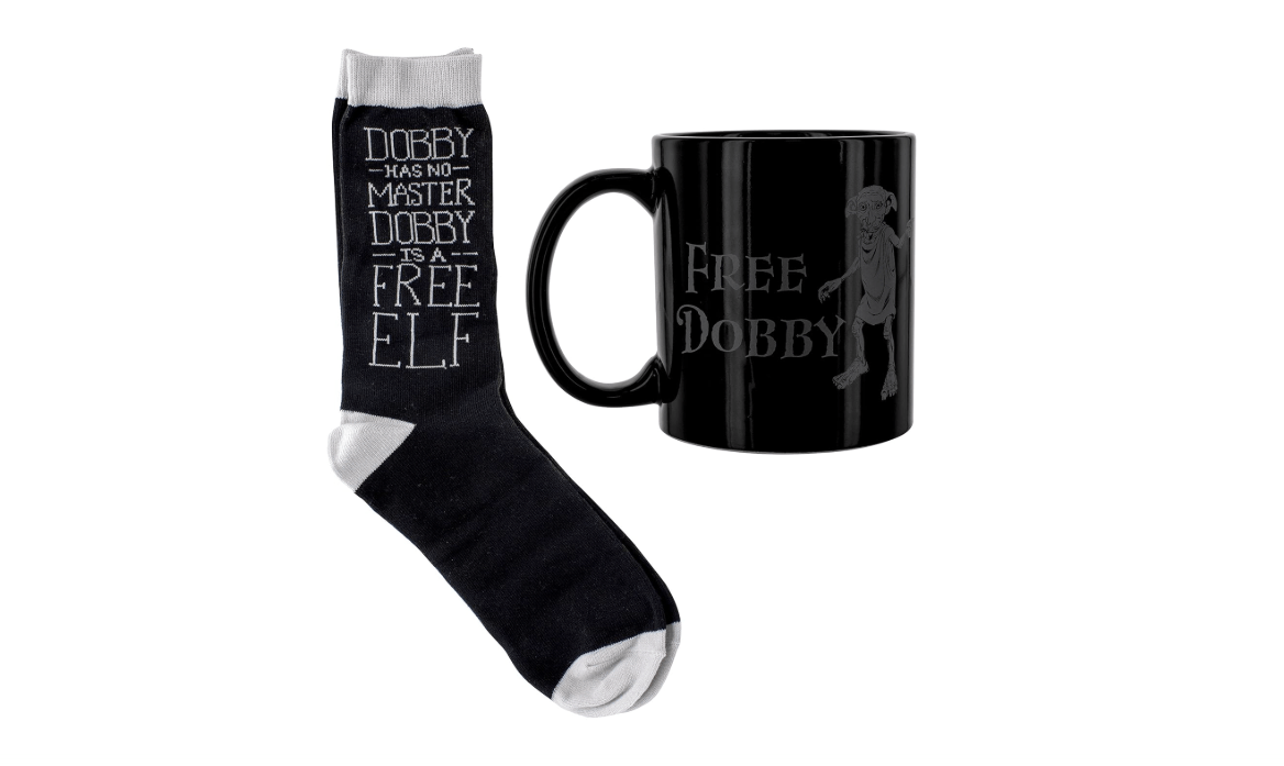
Paladone Harry Potter Free Dobby Ceramic Coffee Mug & Sock Set