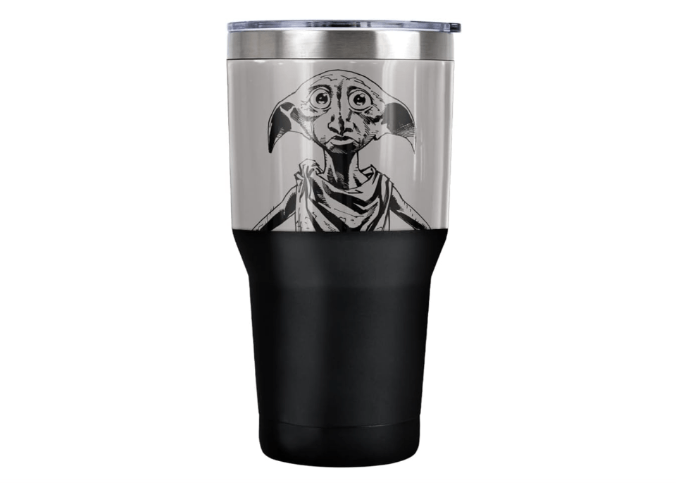 
Harry Potter Dobby Stainless Steel Tumbler 30 oz Coffee Travel Cup, Vacuum Insulated & Double Wall with Leakproof Sliding Lid