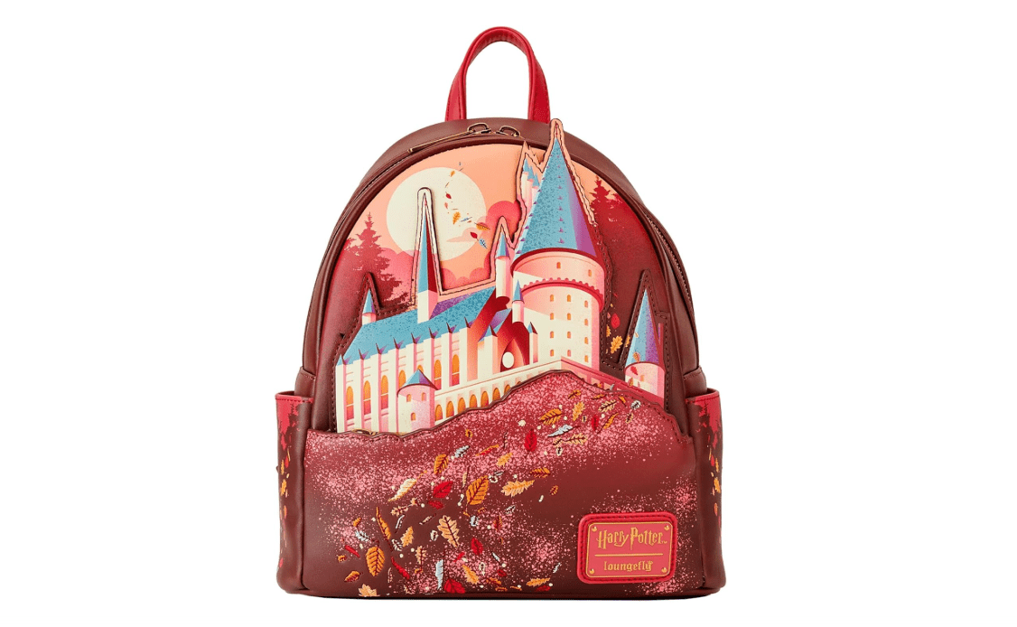 Loungefly Harry Potter Hogwarts Fall Leaves Mini Backpack