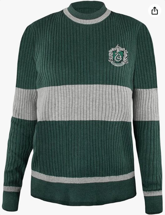 Cinereplicas Harry Potter - Quidditch Sweater Gryffindor/Slytherin/Ravenclaw/Hufflepuff - XS/S/M/L/XL - Official License