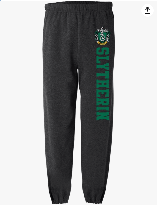 Harry Potter Houses Crest Unisex Jogger Sweatpants for Men and Women Collection