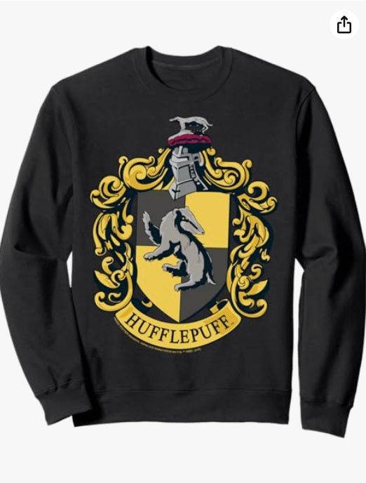 Harry Potter Hufflepuff House Crest Sweatshirt