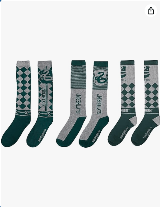Cinereplicas Harry Potter - High Socks (Set of 3) Gryffindor/Hufflepuff/Ravenclaw/Slytherin - Official License