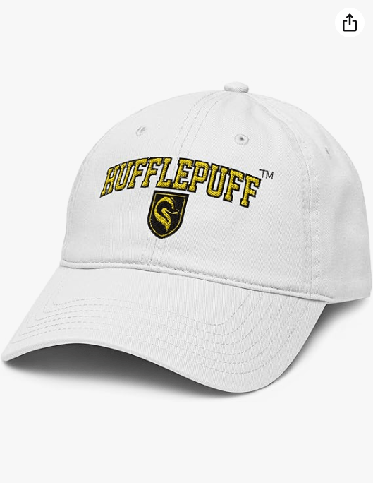 Harry Potter Hufflepuff Arch Adjustable Baseball Hat