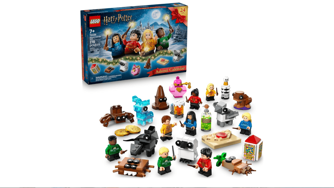 
LEGO Harry Potter Advent Calendar 2025 Kids Toy - Holiday Countdown for Boys & Girls, 7+ - 24 Buildable Surprises, Including Harry, Draco & Luna...