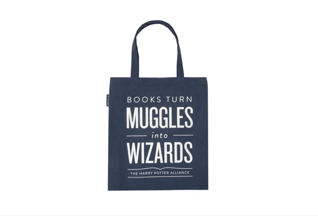 
Books Turn Muggles Into Wizards Tote Bag