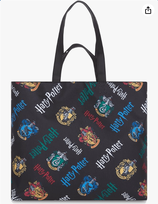 Harry Potter Nylon Tote bag - Girls, Boys, Teens, Adults - All Over Print Single Handle Nylon Tote Handbag