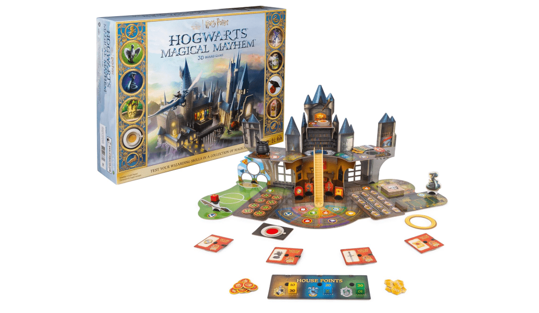 
Wizarding World Hogwarts Magical Mayhem 3D Board Game | Harry Potter Game for Families, Adults, & Kids Ages 8 and up