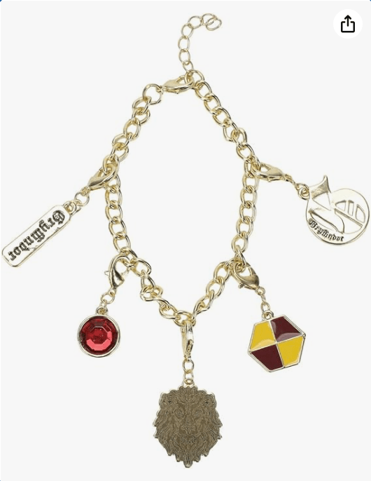 Harry Potter Gryffindor Charm Bracelet